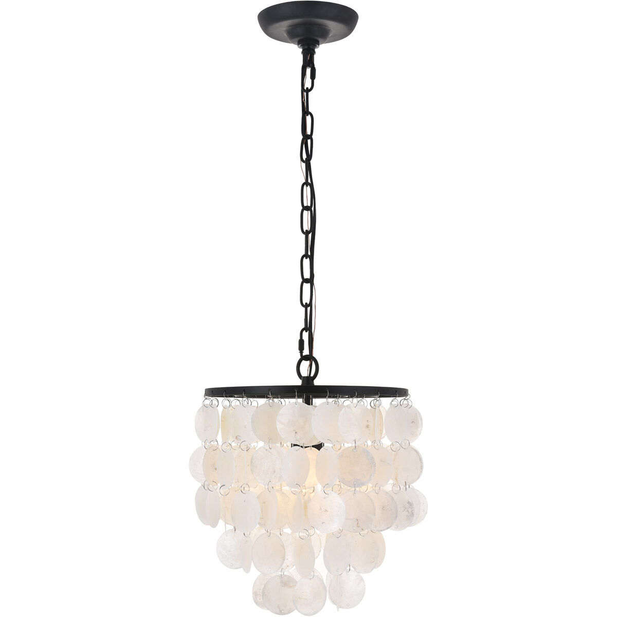 Selene 1 Light 10 inch Black Pendant Ceiling Light