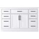 Alden 54 X 35 inch White Bathroom Vanity Cabinet
