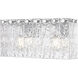 Glacier 2 Light 15 inch Chrome Vanity Wall Light