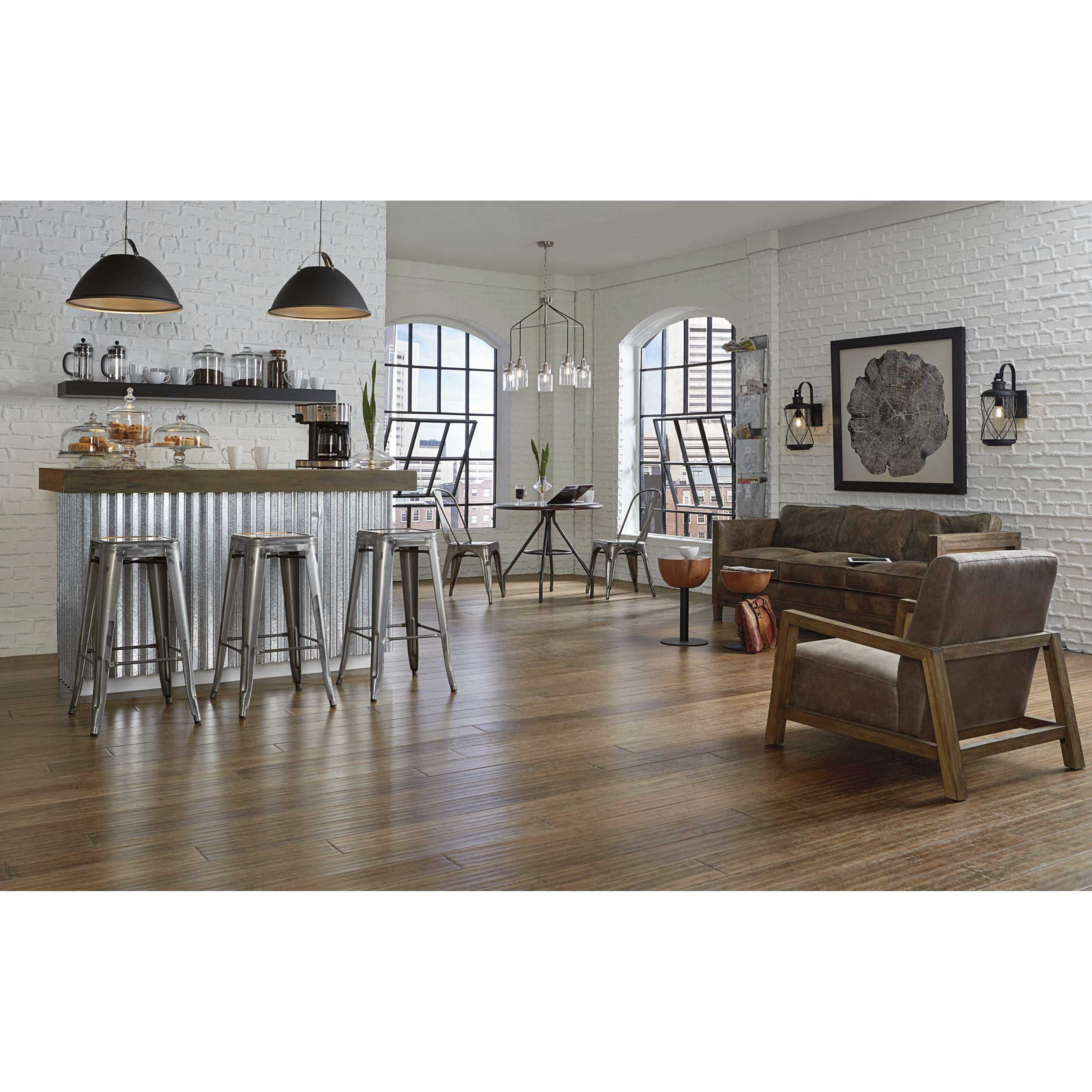 Tre 1 Light Graphite Pendant Ceiling Light, Large