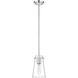 Kira 1 Light 5 inch Chrome Pendant Ceiling Light