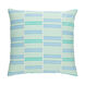 Lina 18 X 18 inch Mint and White Throw Pillow