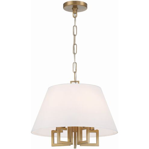 Westwood 5 Light 16 inch Vibrant Gold Pendant Ceiling Light