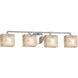 Alabaster Rocks Bronx 4 Light 35.00 inch Bathroom Vanity Light