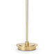 Auburn 30.5 inch 100.00 watt Gold Leaf Table Lamp Portable Light, Buffet Lamp