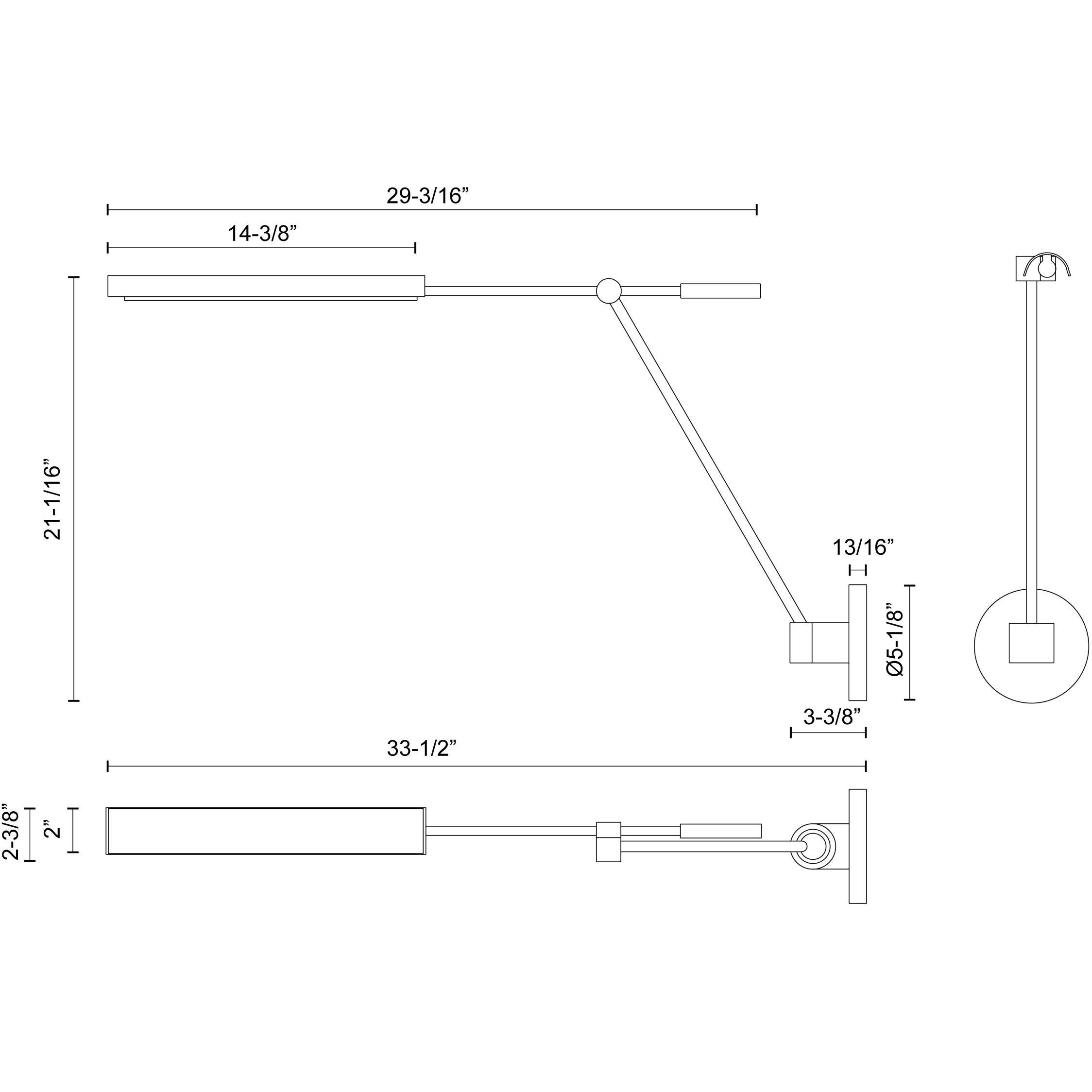 Astrid Wall/Vanity Light Wall Light in Vintage Brass