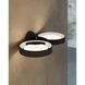 Light Guide Ring LED 17 inch Satin Black Wall Sconce Wall Light in White