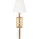 C&M by Chapman & Myers Fiona 1 Light 6.25 inch Gild Wall Sconce Wall Light in Standard
