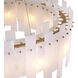 Pizzorni 12 Light 33.46 inch Antique Brass with Alabaster Chandelier Ceiling Light