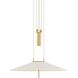 Emmons 1 Light 30 inch Aged Brass/Soft White Pendant Ceiling Light