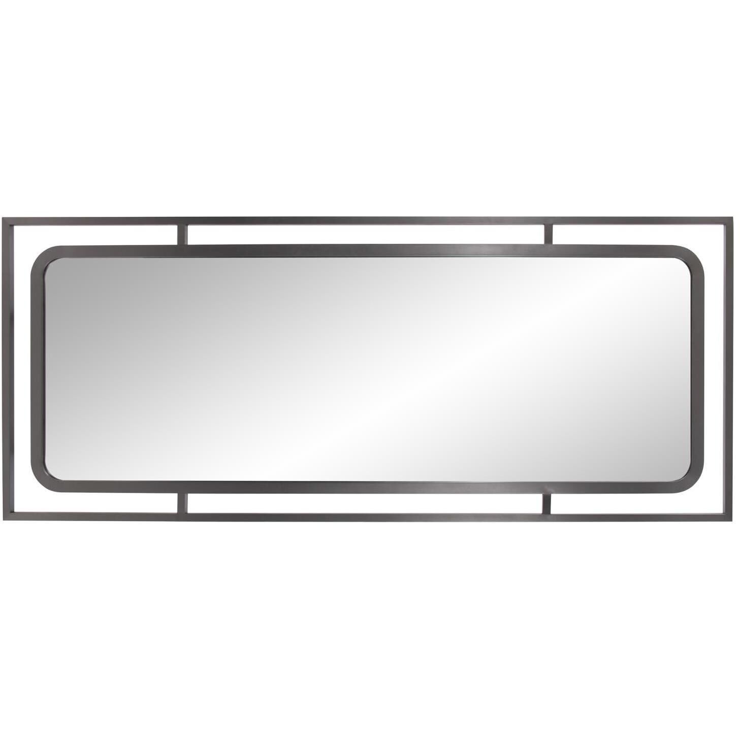 Huron 72 X 30 inch Nickel Mirror