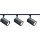 Brentwood 3 Light 120V Black Track Lighting Ceiling Light