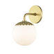 Paige 1 Light 6.25 inch Bathroom Vanity Light