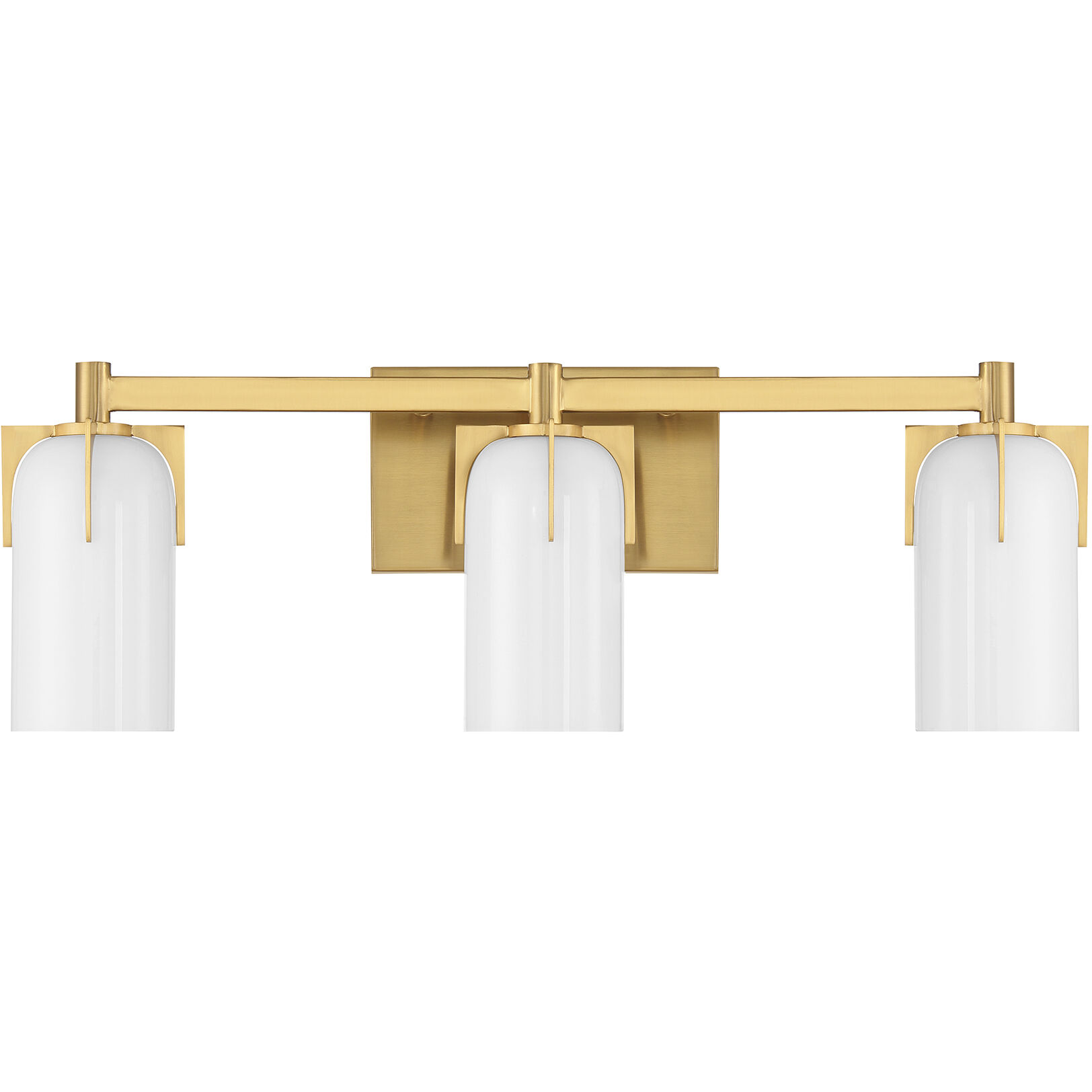 Caldwell 3 Light 24 inch Warm Brass Bathroom Vanity Light Wall Light