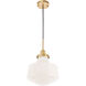 Lyle 1 Light 11 inch Brass Pendant Ceiling Light