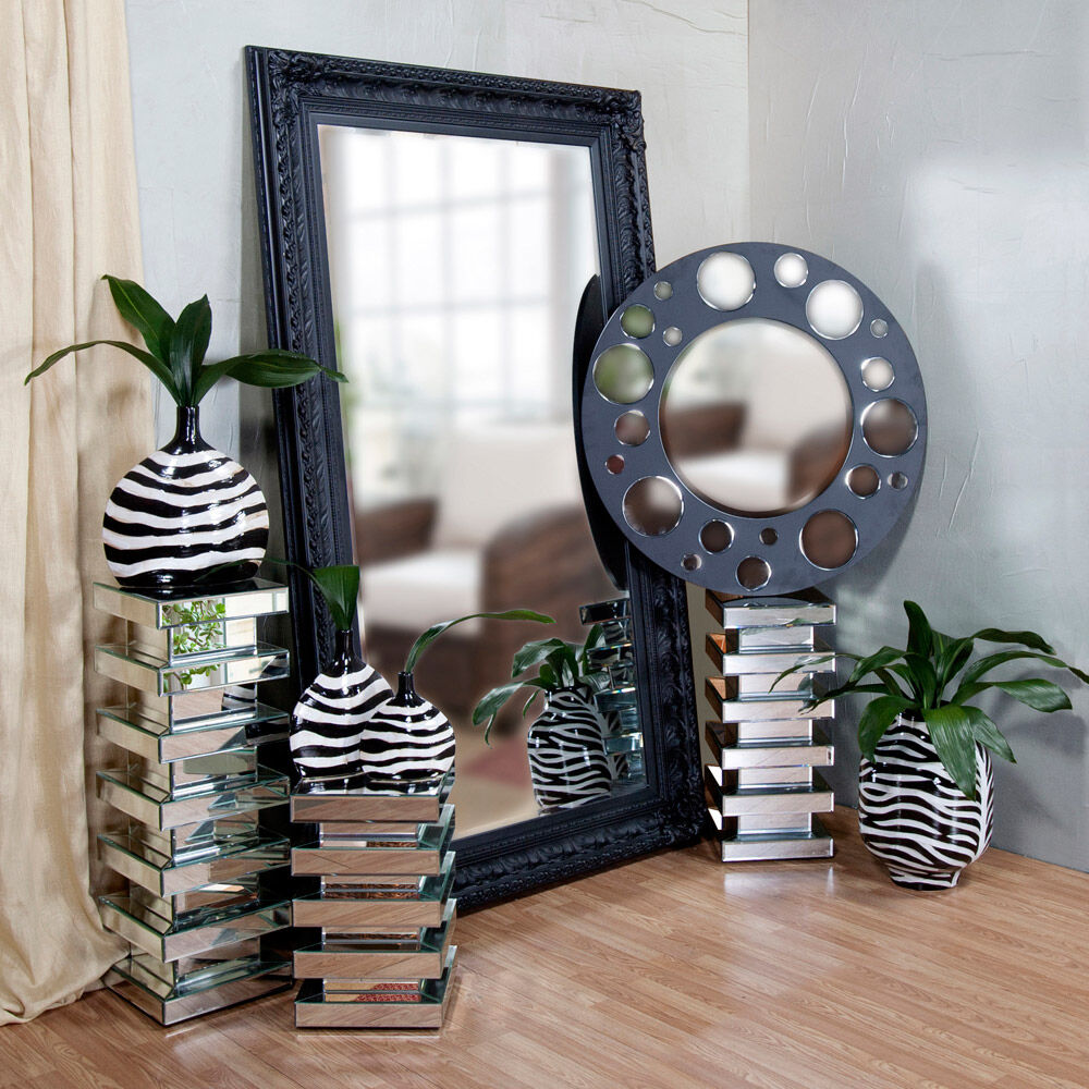 Stepped 36 X 12 inch Mirror Pedestal