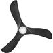 Swell Illuminated 56 inch Matte Black Fan