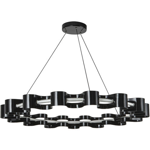 Nami LED 32.75 inch Gloss Black Chandelier Ceiling Light