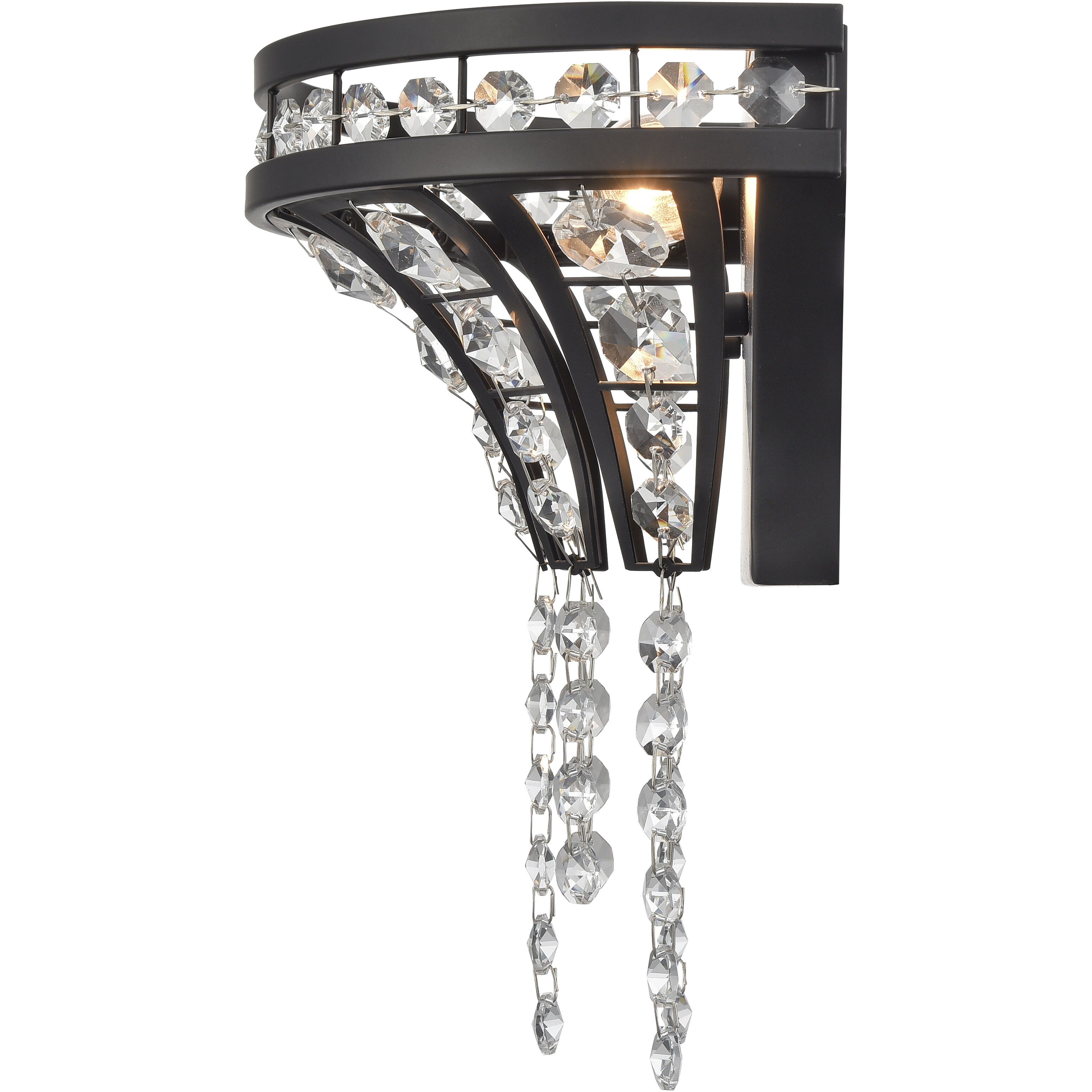 Fantania Sconce Wall Light in Matte Black