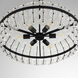 Selena 6 Light 10 inch Matte Black Pendant Ceiling Light
