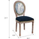 Cameron Blue Toile and Navy Velvet and Lime Green and Taupe Washed Chair