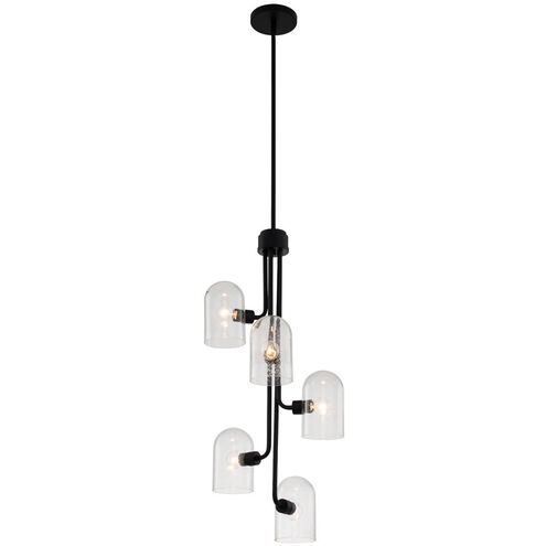 Cupola 5 Light 15 inch Matte Black Foyer Ceiling Light