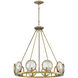 MarjieScope 10 Light 32 inch Antique Brass Chandelier Ceiling Light, Marjorie Skouras Collection