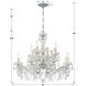 Maria Theresa 12 Light 29 inch Polished Chrome Chandelier Ceiling Light in Clear Italian