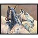 Shades of Gray Black and Beige and Brown and Multi Canvas