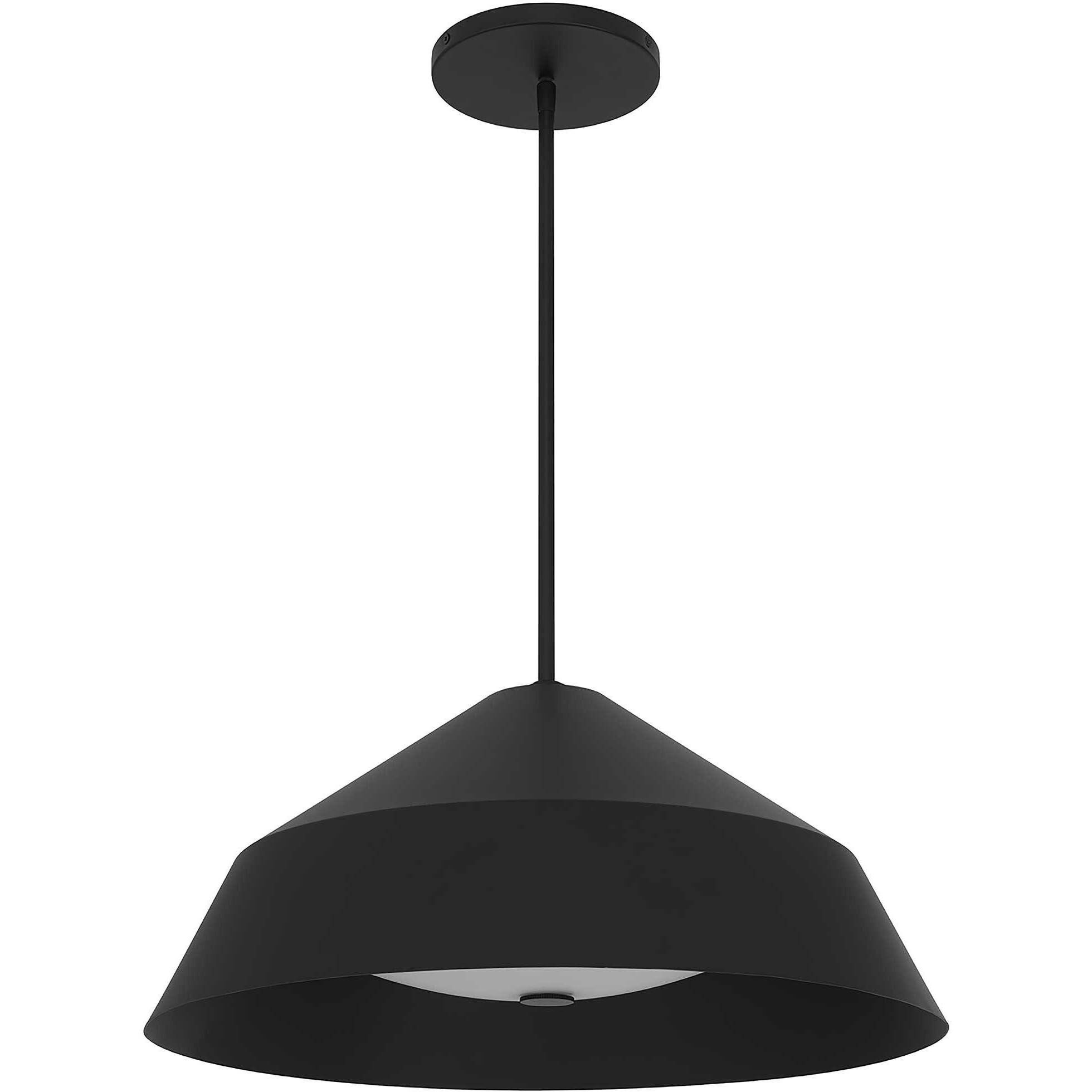Nin LED 22 inch Sand Black Outdoor Pendant