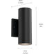 Independence 120 11.60 watt Black Textured Deck Light