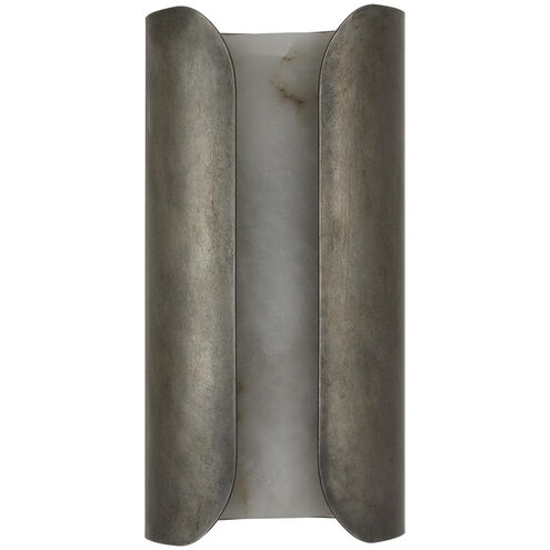 Anne-Marie Barton Armise Sconce Wall Light in Mottled Pewter