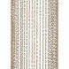 Golden Thread 2 Light 10 inch Aged Brass Sconce Wall Light
