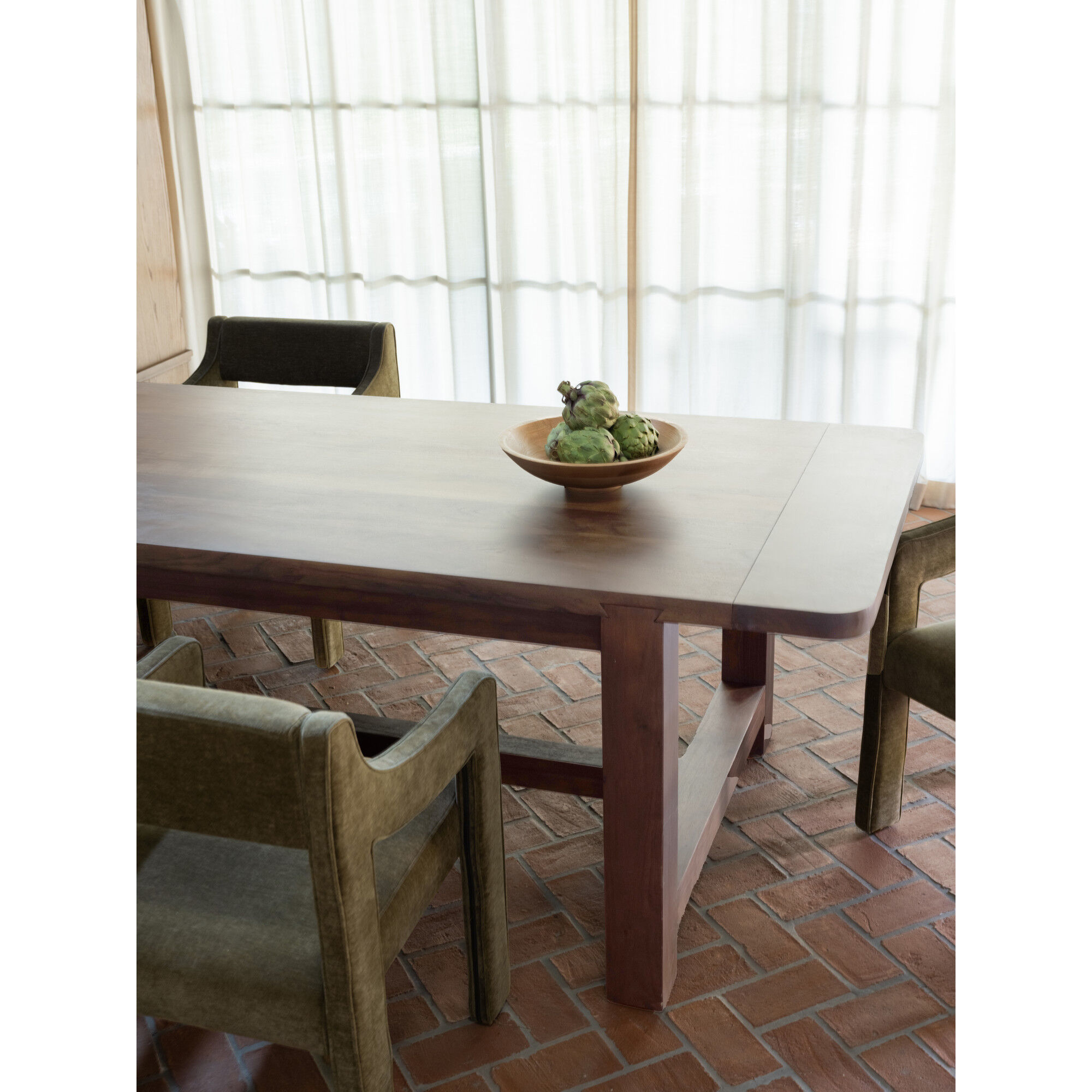 Wilson 98 X 40 inch Brown Dining Table, Small