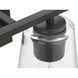 Vertex 4 Light 29 inch Matte Black Bath Light Wall Light