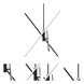Asterisk 3 Light 27.5 inch Black Pendant Ceiling Light