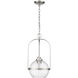 Devonshire 1 Light 10 inch Brushed Nickel Pendant Ceiling Light
