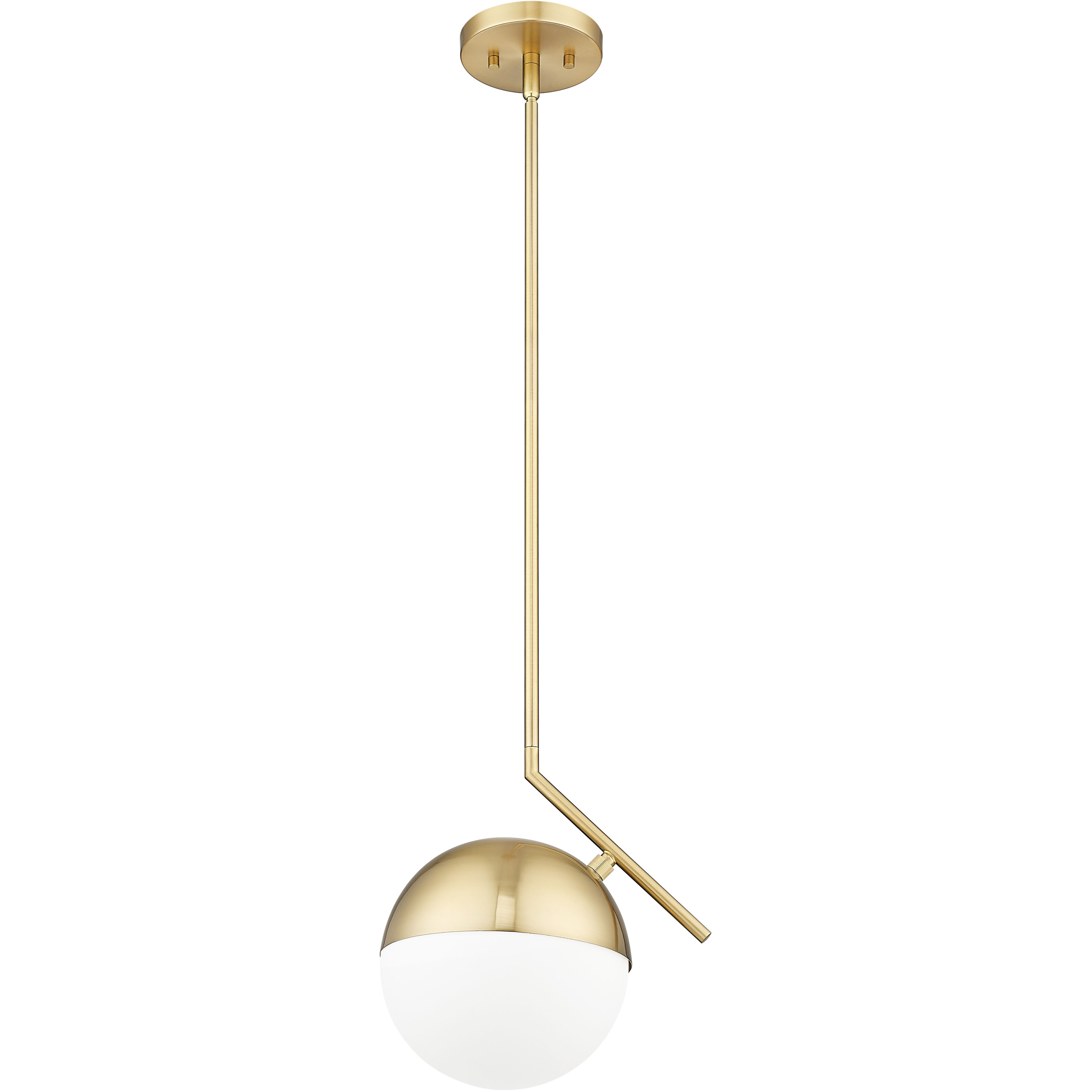 Realm Sphere 1 Light 10.75 inch Modern Gold Pendant Ceiling Light