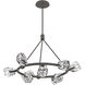 Gatsby 9 Light 31.7 inch Natural Iron Ring Pendant Ceiling Light