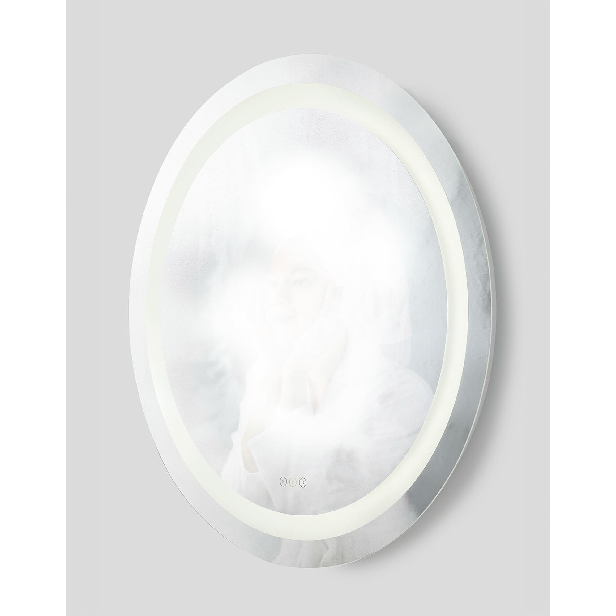 Mera 36 X 36 inch Might Bright White LED Wall Mirror