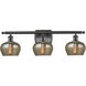 Ballston Fenton 3 Light 26 inch Oil Rubbed Bronze Bath Vanity Light Wall Light in Mercury Glass, Ballston