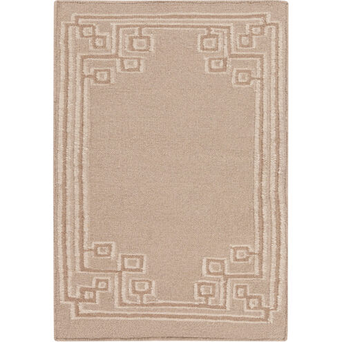 Alameda 36 X 24 inch Khaki, Light Gray, Camel Rug