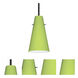 Cierro 1 Light Black Stem Pendant Ceiling Light