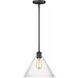 Belton 1 Light 12 inch Midnight Black Pendant Ceiling Light