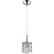 Tempest 1 Light 3.75 inch Chrome Pendant Ceiling Light