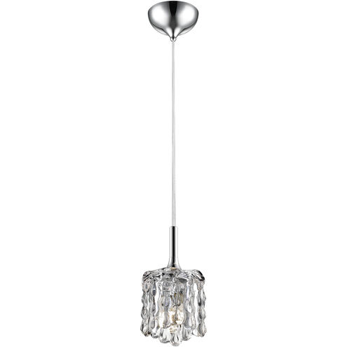 Tempest 1 Light 3.75 inch Chrome Pendant Ceiling Light