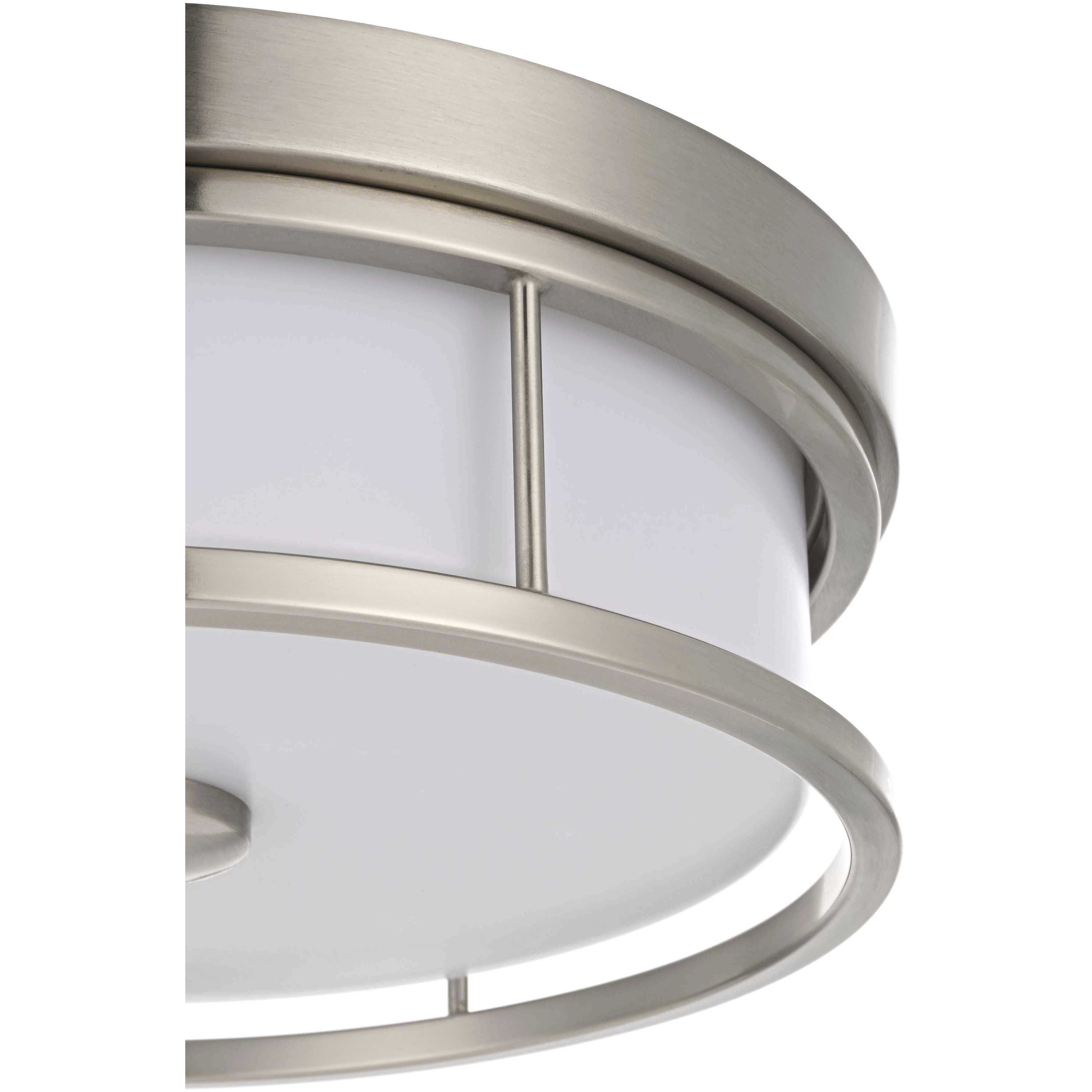 Kolson 12 inch Polished Nickel Flush Mount Ceiling Light