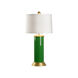 Wildwood 32 inch 60.00 watt Parrot Green/Gold Leaf Table Lamp Portable Light