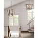Bastian 6 Light 37.25 inch Brass Chandelier Ceiling Light, Large