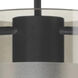 Scope LED Black Cord Pendant Ceiling Light